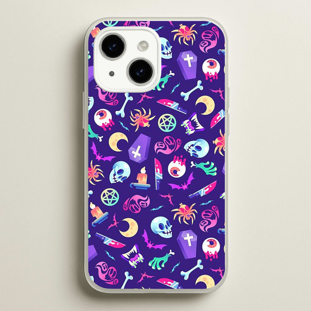 Horroriffic Halloween Pattern - Phone Case for iPhone 15 Plus
