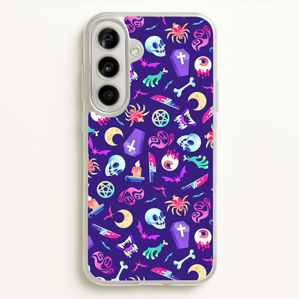 Horroriffic Halloween Pattern - Phone Case for Galaxy A56