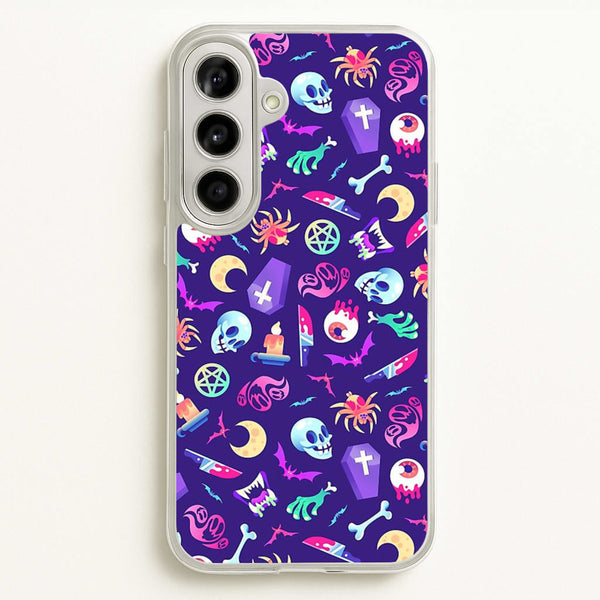 Horroriffic Halloween Pattern - Phone Case for Galaxy A56