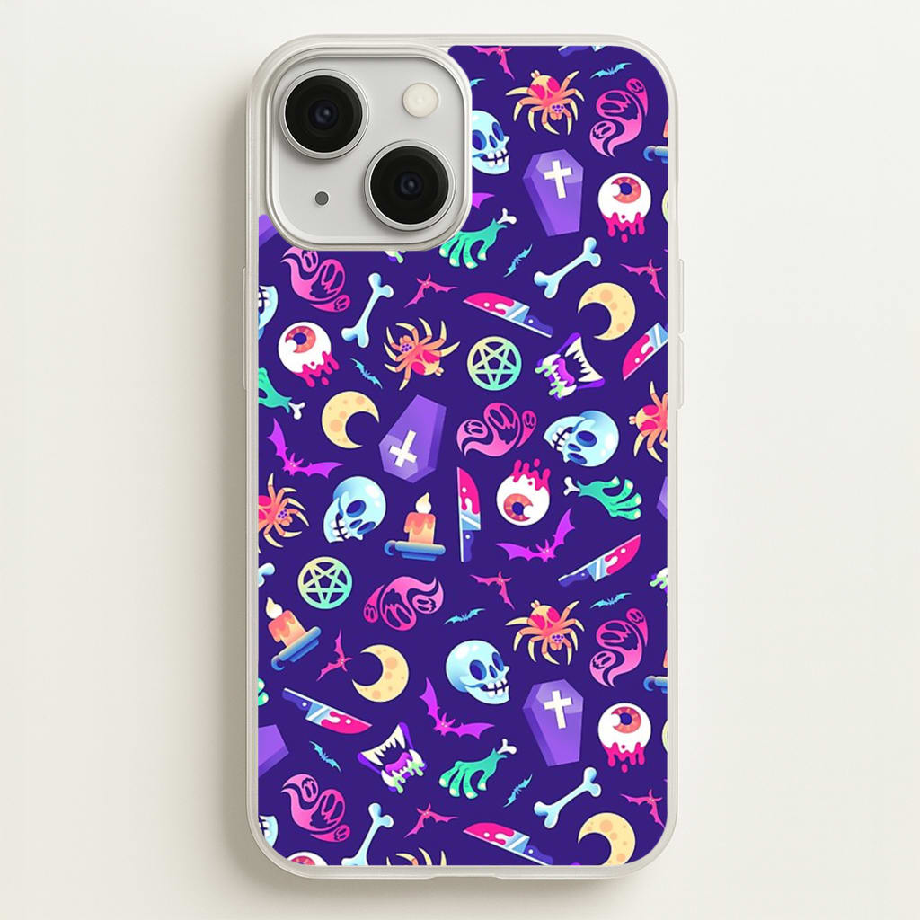 Horroriffic Halloween Pattern - Phone Case for iPhone 13
