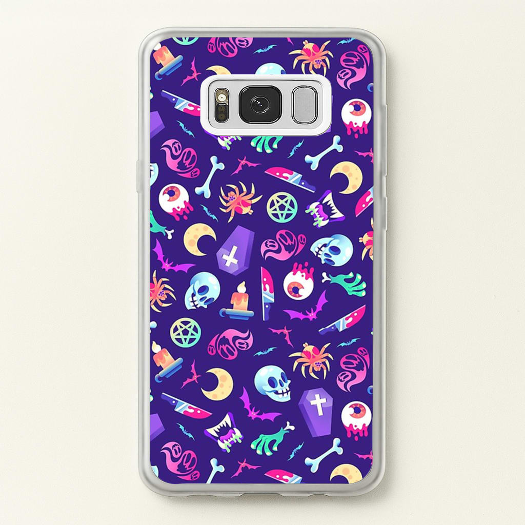 Horroriffic Halloween Pattern - Phone Case for Galaxy S8