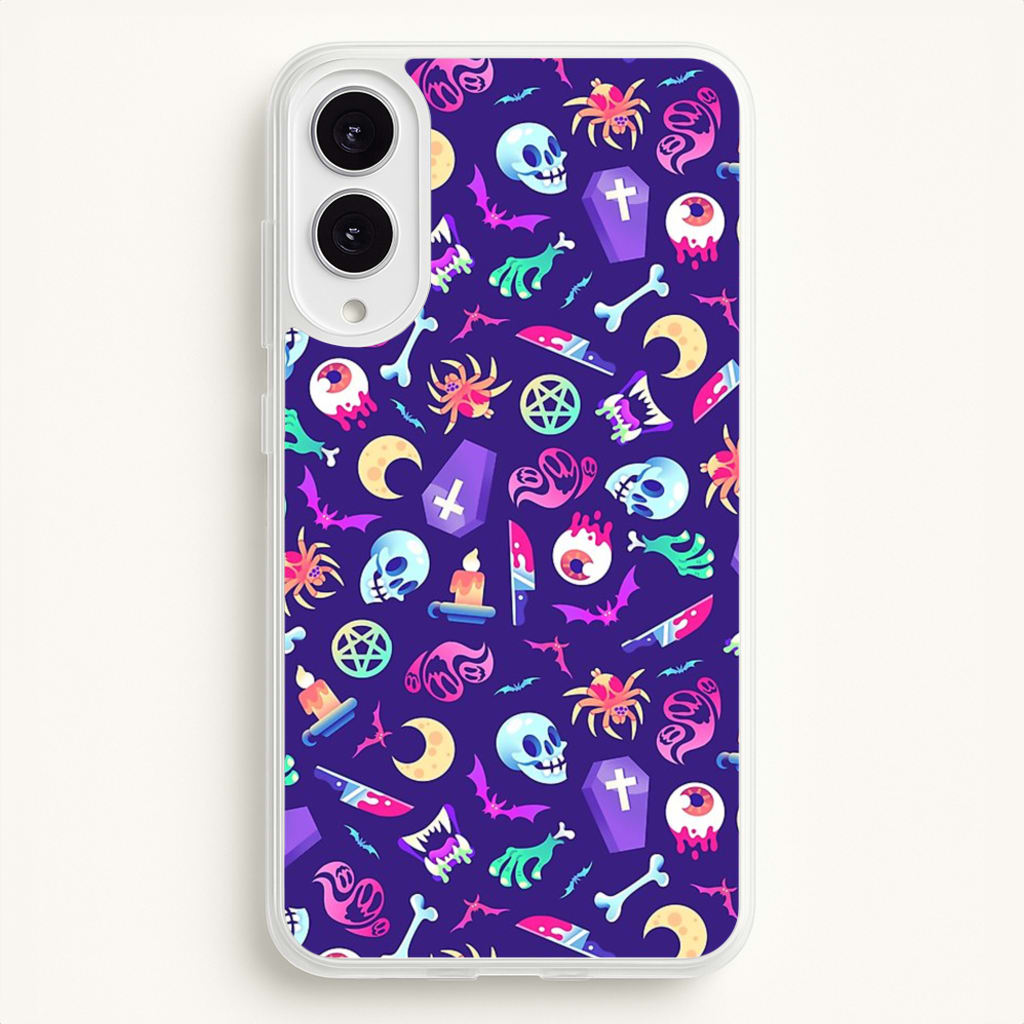 Horroriffic Halloween Pattern - Phone Case for Galaxy S25 Edge