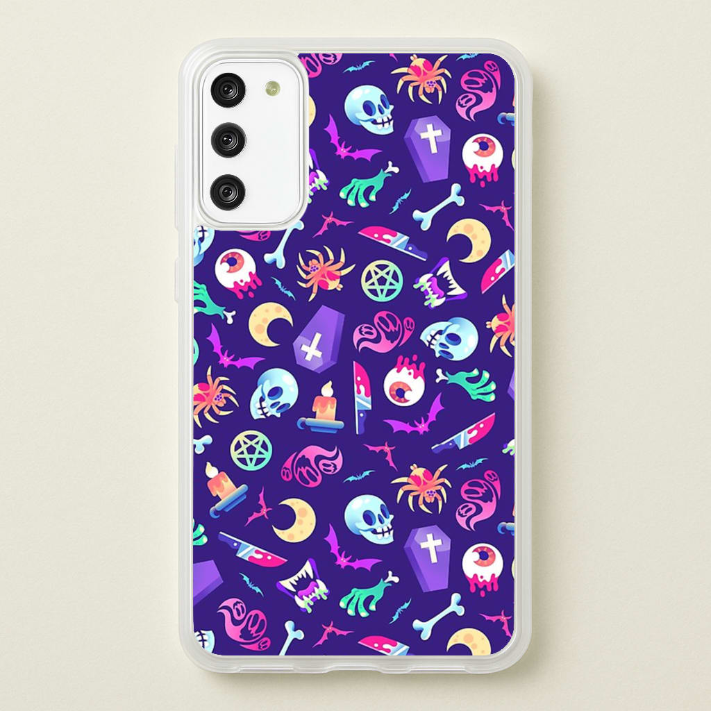 Horroriffic Halloween Pattern - Phone Case for Galaxy S20