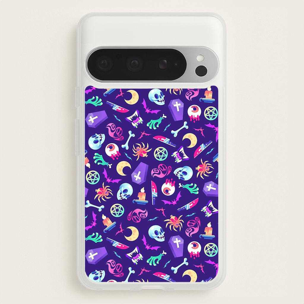 Horroriffic Halloween Pattern - Phone Case for Google Pixel 9 Pro XL
