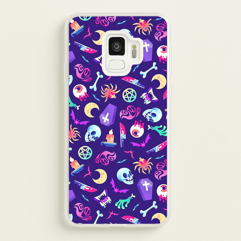 Horroriffic Halloween Pattern - Phone Case for Galaxy S9