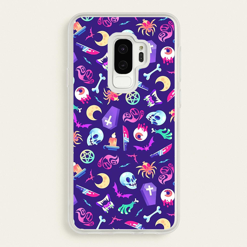 Horroriffic Halloween Pattern - Phone Case for Galaxy S9 Plus