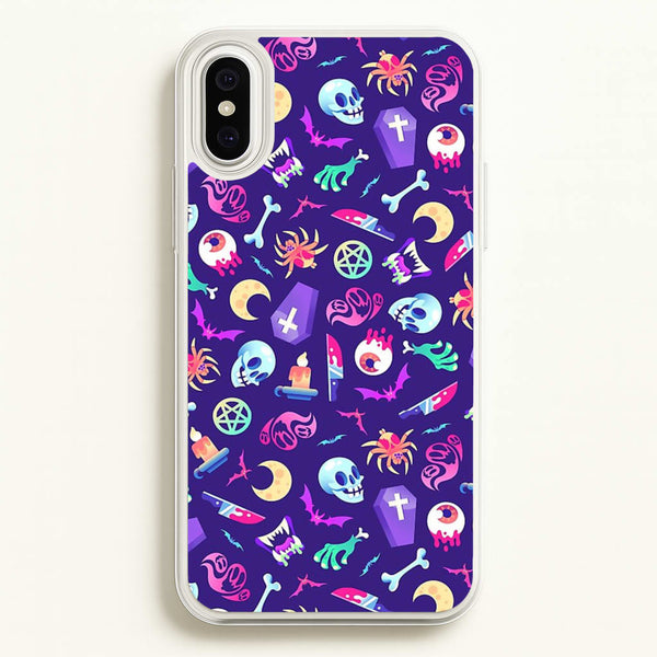 Horroriffic Halloween Pattern - Phone Case for iPhone XS Max