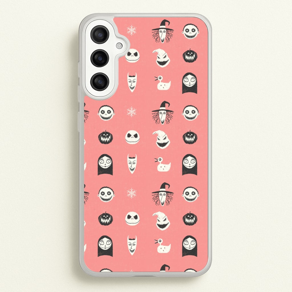 TNBC Pattern - Christmas Phone Case for Galaxy A34