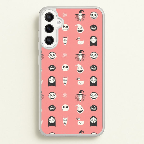 TNBC Pattern - Christmas Phone Case for Galaxy A34