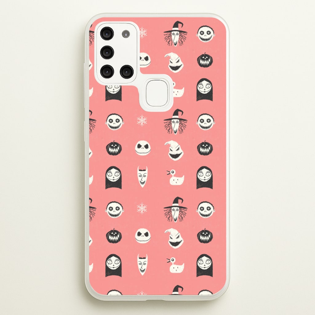 TNBC Pattern - Christmas Phone Case for Galaxy A21s