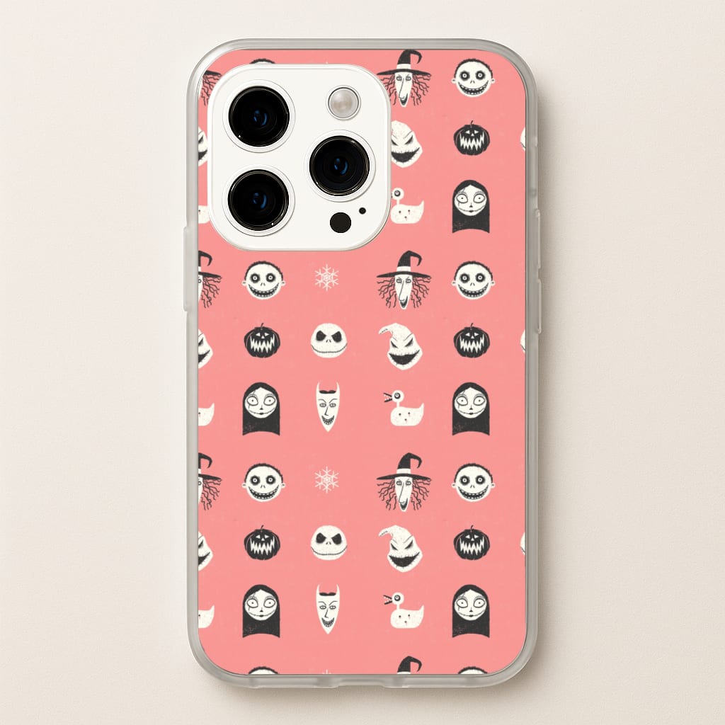 TNBC Pattern - Christmas Phone Case for iPhone 15 Pro