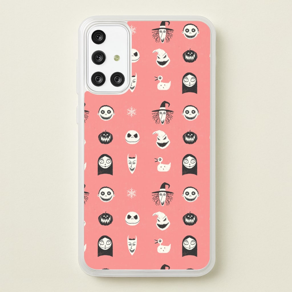 TNBC Pattern - Christmas Phone Case for Galaxy A71
