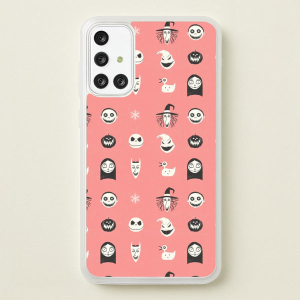 TNBC Pattern - Christmas Phone Case for Galaxy A71