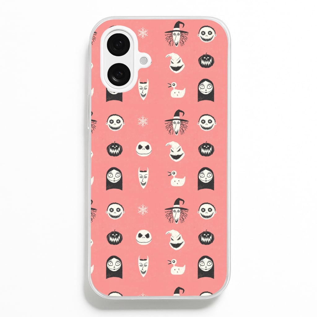 TNBC Pattern - Christmas Phone Case for iPhone 16 Plus