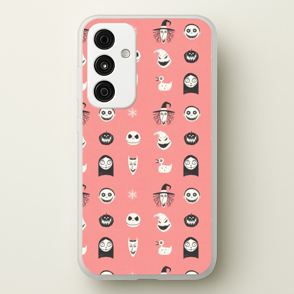 TNBC Pattern - Christmas Phone Case for Galaxy A55