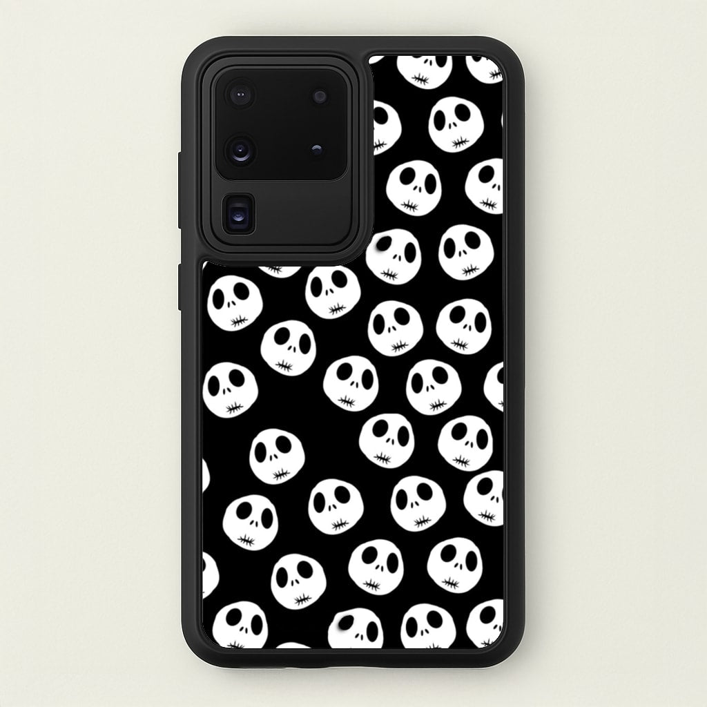 Jack Skellington Pattern - TNBC - Christmas Phone Case for Galaxy S20 Ultra