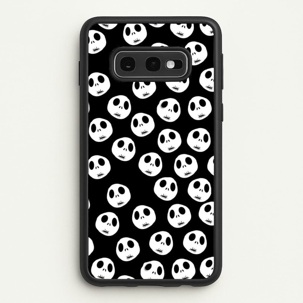 Jack Skellington Pattern - TNBC - Christmas Phone Case for Galaxy S10e