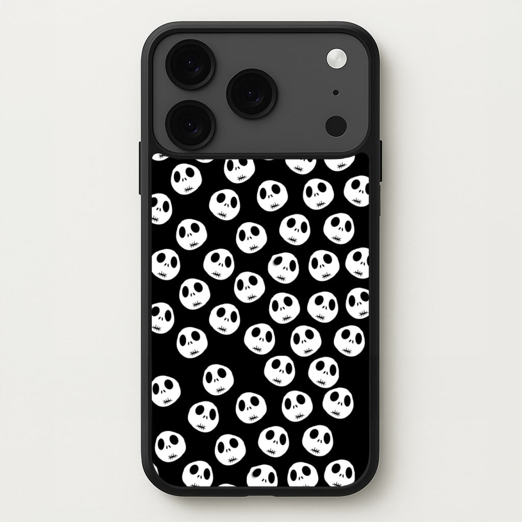 Jack Skellington Pattern - TNBC Phone Case for iPhone 17 Pro Max