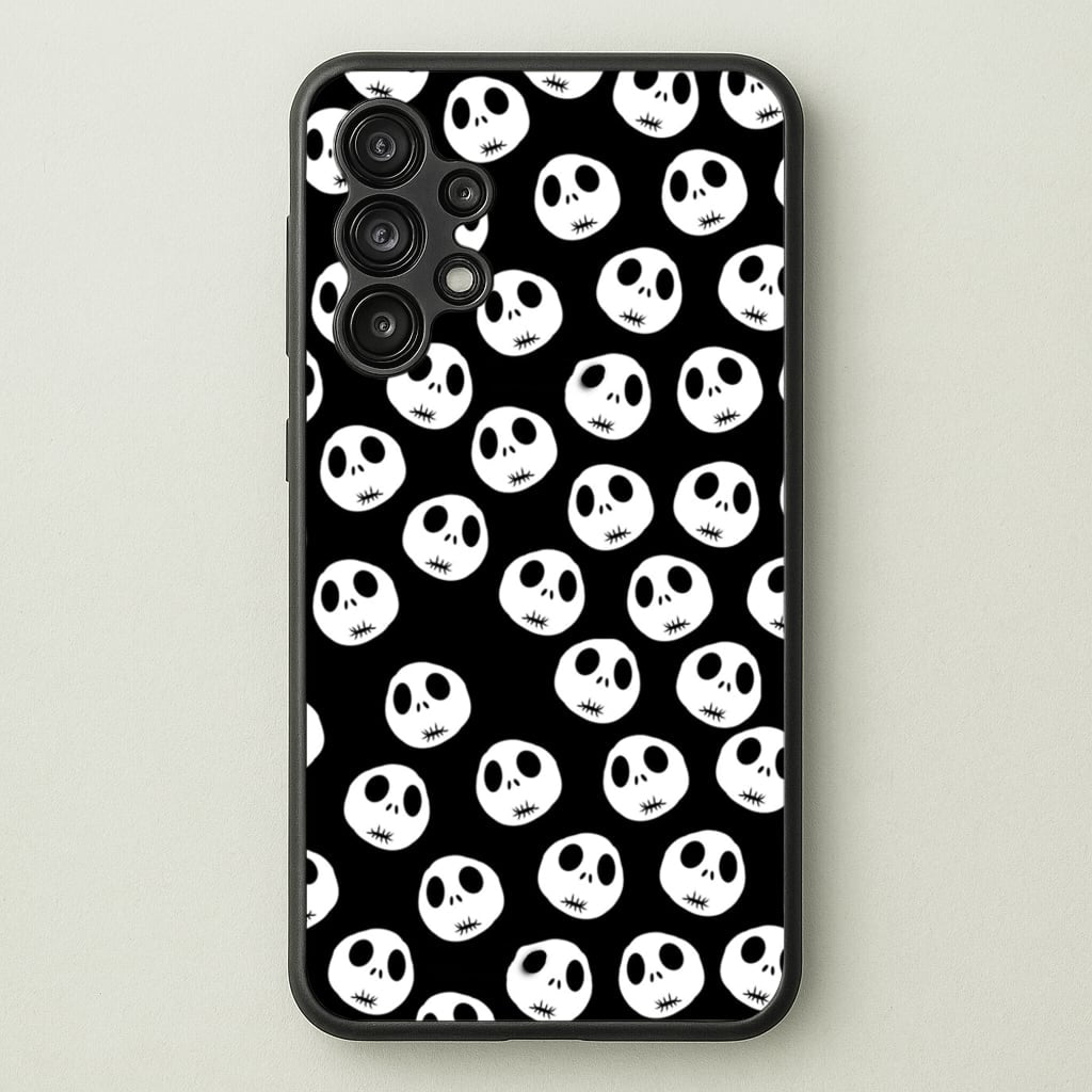 Jack Skellington Pattern - TNBC - Christmas Phone Case for Galaxy A13
