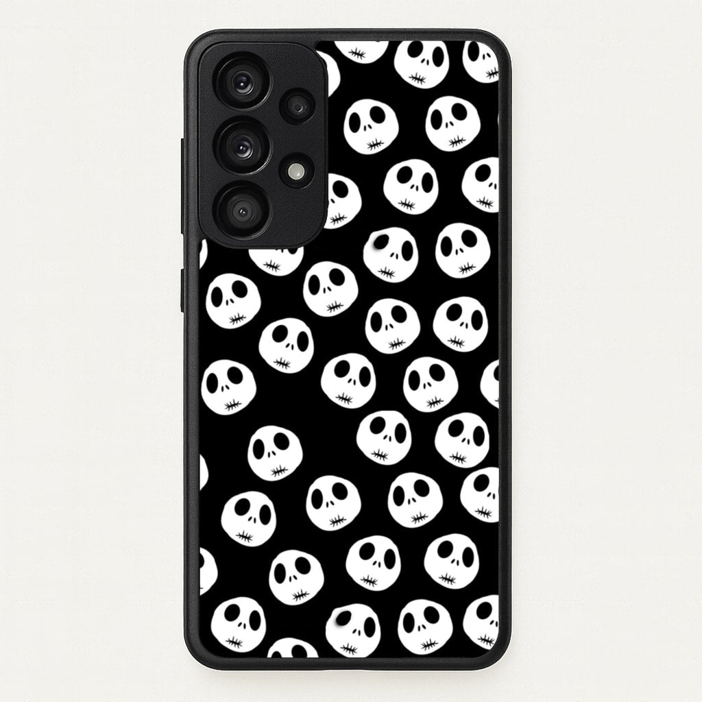 Jack Skellington Pattern - TNBC - Christmas Phone Case for Galaxy A53