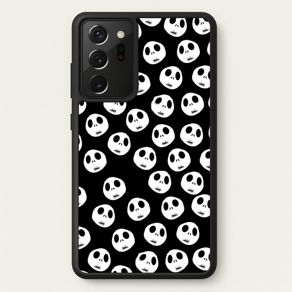 Jack Skellington Pattern - TNBC - Christmas Phone Case for Galaxy Note 20 Ultra