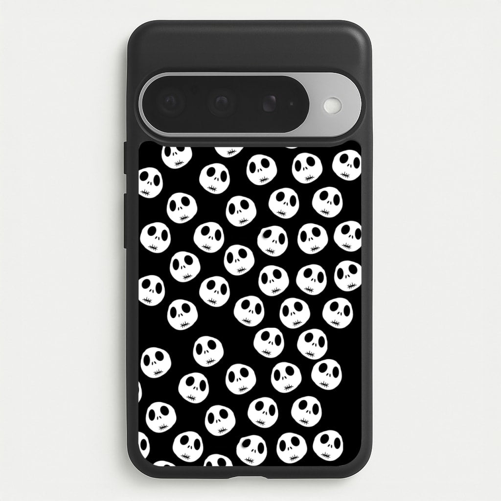 Jack Skellington Pattern - TNBC Phone Case for Google Pixel 10 Pro XL