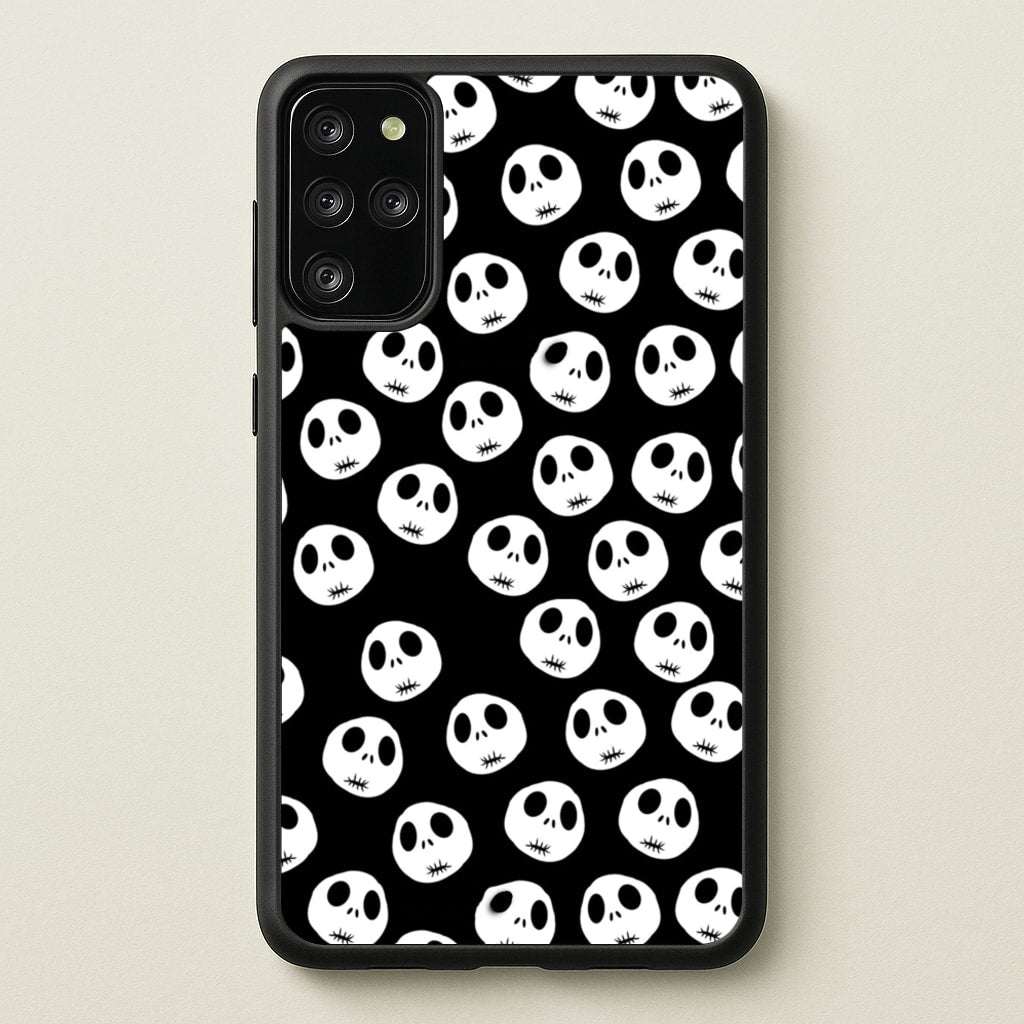 Jack Skellington Pattern - TNBC - Christmas Phone Case for Galaxy S20 Plus