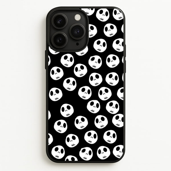 Jack Skellington Pattern - TNBC - Christmas Phone Case for iPhone 11 Pro