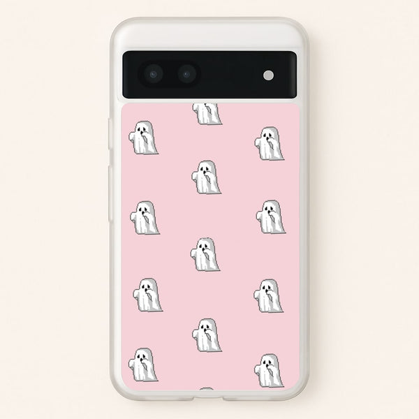 Pastel Pixel Ghost Halloween - Phone Case for Google Pixel 7a