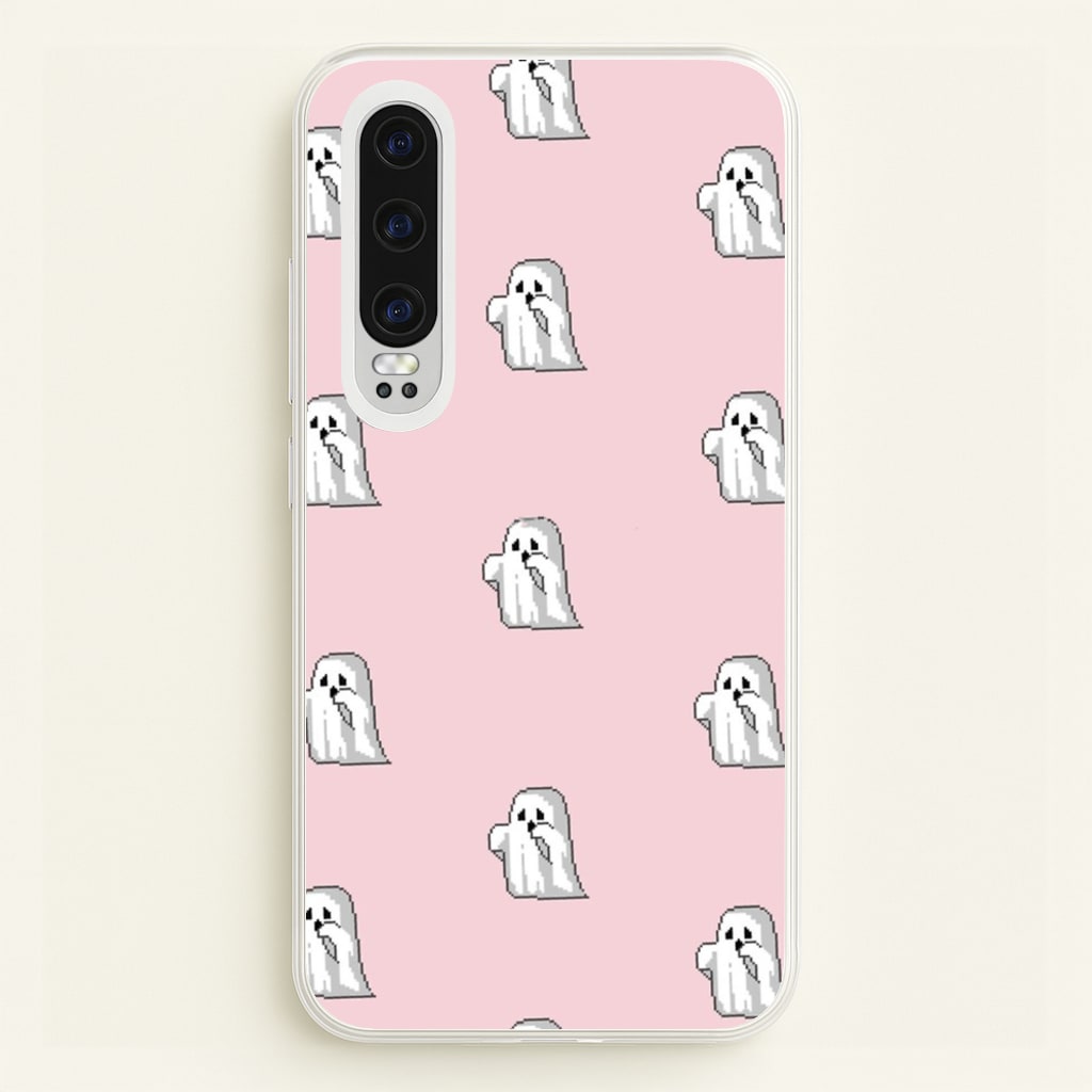 Pastel Pixel Ghost Halloween - Phone Case for Huawei P30