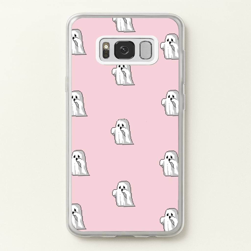 Pastel Pixel Ghost Halloween - Phone Case for Galaxy S8 Plus