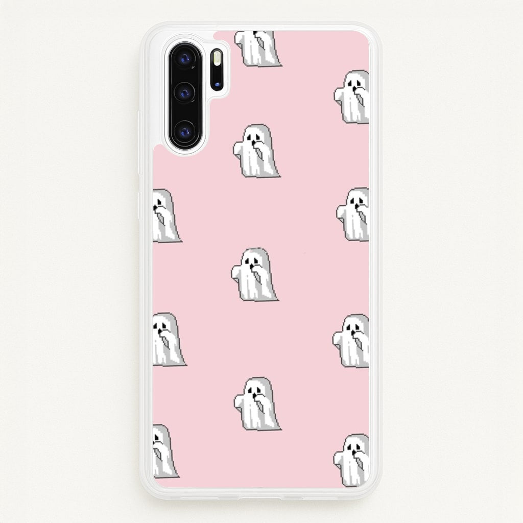 Pastel Pixel Ghost Halloween - Phone Case for Huawei P30 Pro