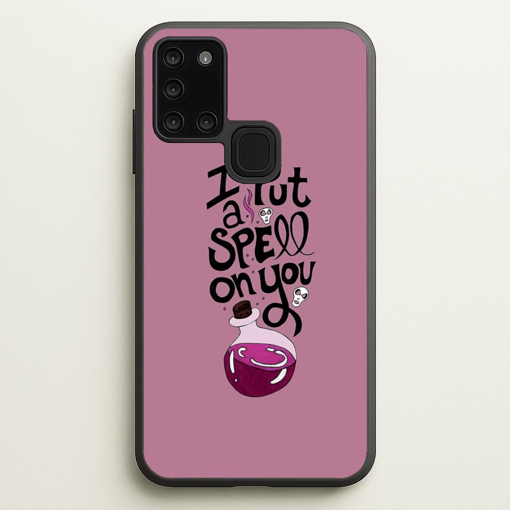 I Put A Spell On You - Hocus Halloween - Phone Case for Galaxy A21s