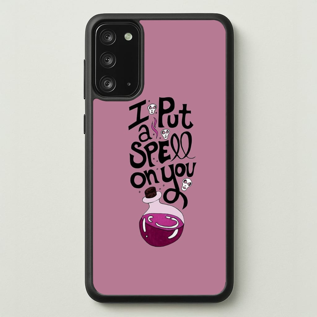 I Put A Spell On You - Hocus Halloween - Phone Case for Galaxy Note 20