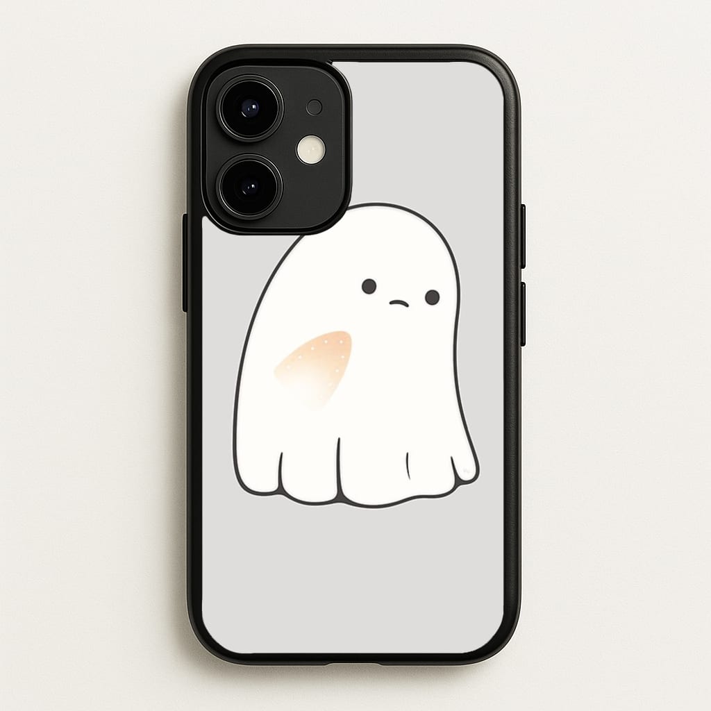 Sad Ghost Halloween - Phone Case for iPhone 12 / 12 Pro