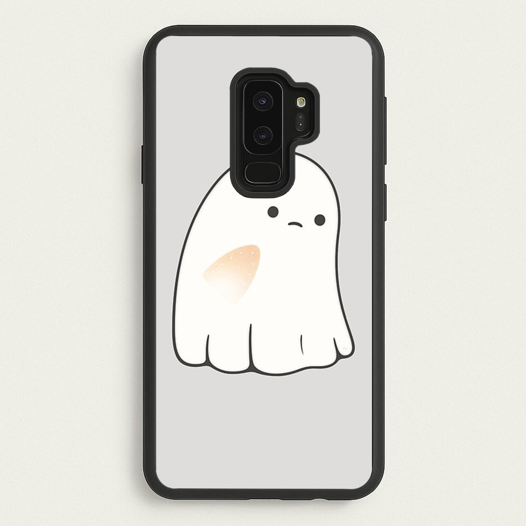 Sad Ghost Halloween - Phone Case for Galaxy S9 Plus