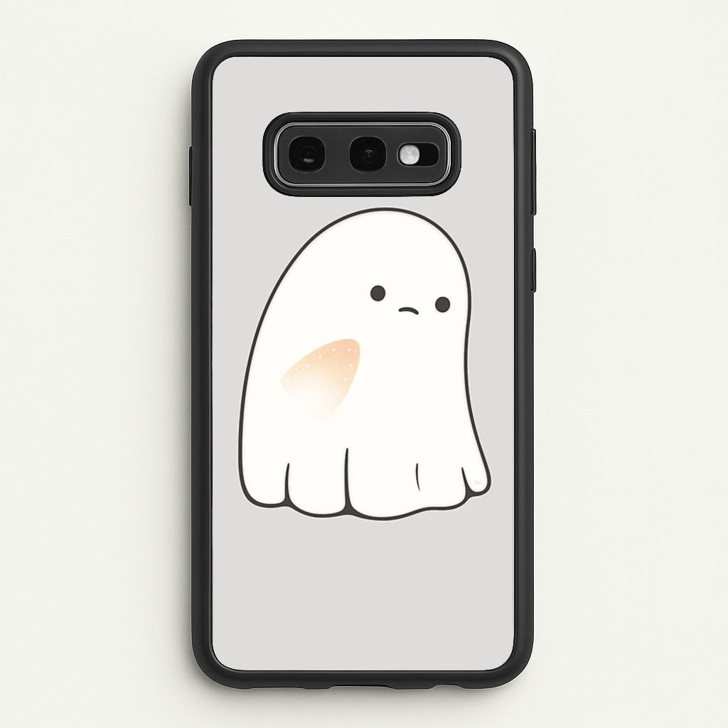 Sad Ghost Halloween - Phone Case for Galaxy S10e