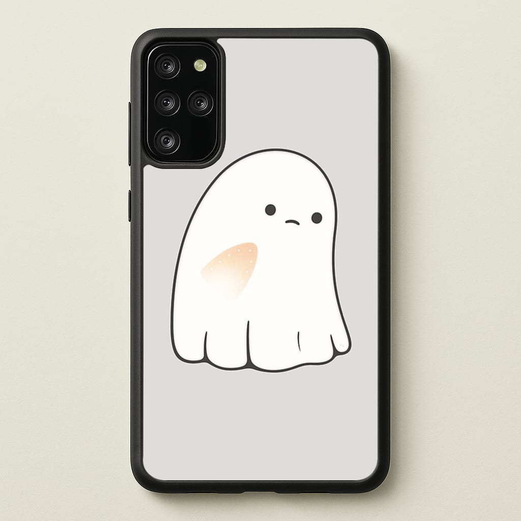Sad Ghost Halloween - Phone Case for Galaxy S20 Plus