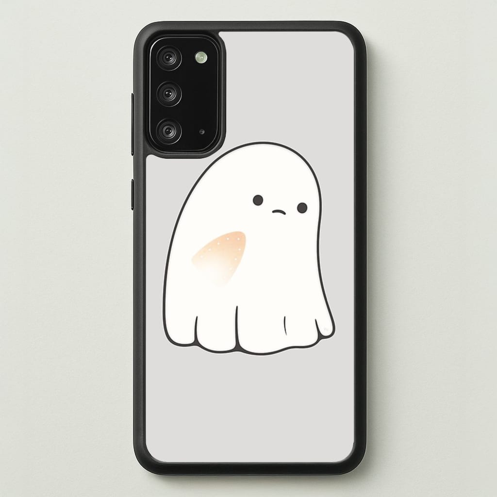 Sad Ghost Halloween - Phone Case for Galaxy Note 20