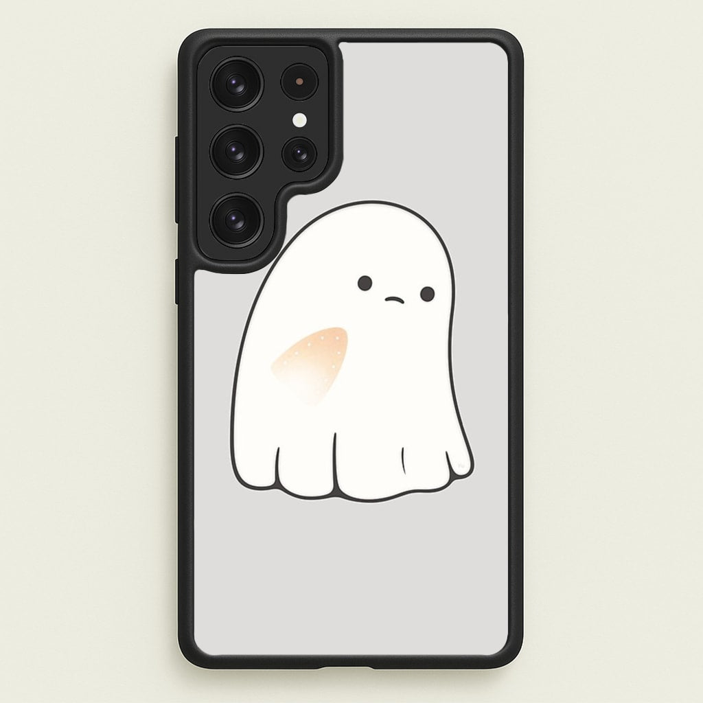 Sad Ghost Halloween - Phone Case for Galaxy S22 Ultra