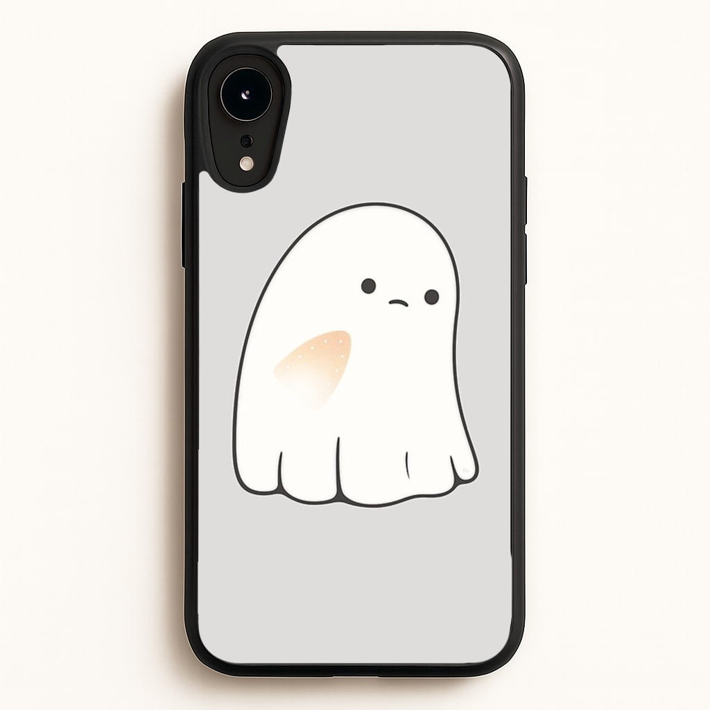 Sad Ghost Halloween - Phone Case for iPhone XR
