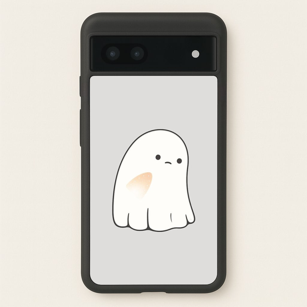 Sad Ghost Halloween - Phone Case for Google Pixel 6a