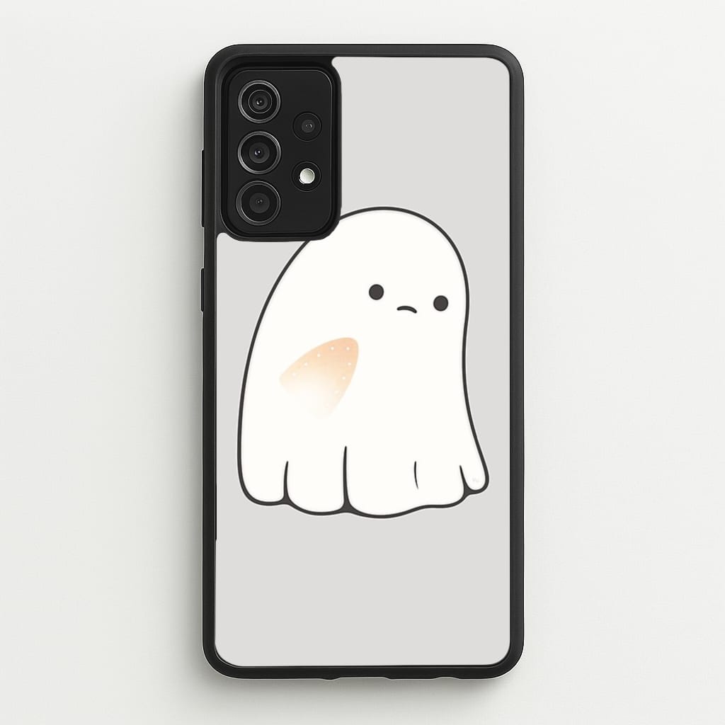 Sad Ghost Halloween - Phone Case for Galaxy A52 / A52s