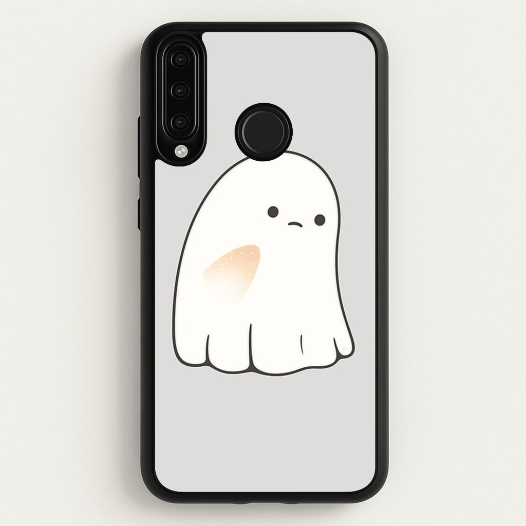 Sad Ghost Halloween - Phone Case for Huawei P30 Lite
