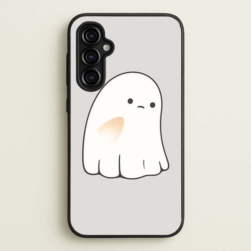 Sad Ghost Halloween - Phone Case for Galaxy A54