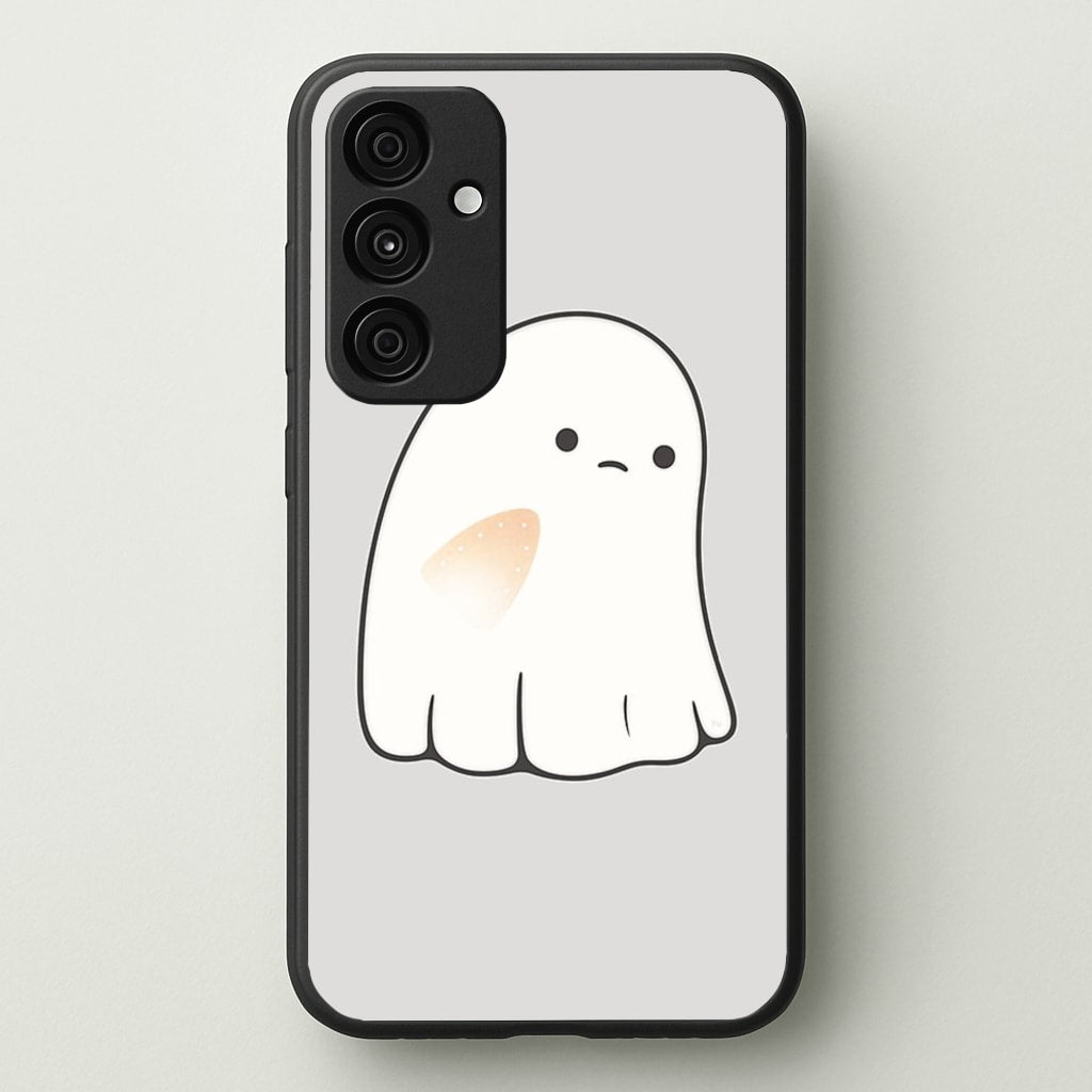 Sad Ghost Halloween - Phone Case for Galaxy A55