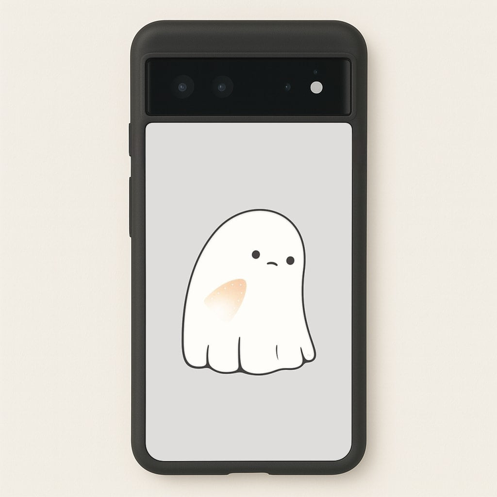 Sad Ghost Halloween - Phone Case for Google Pixel 6