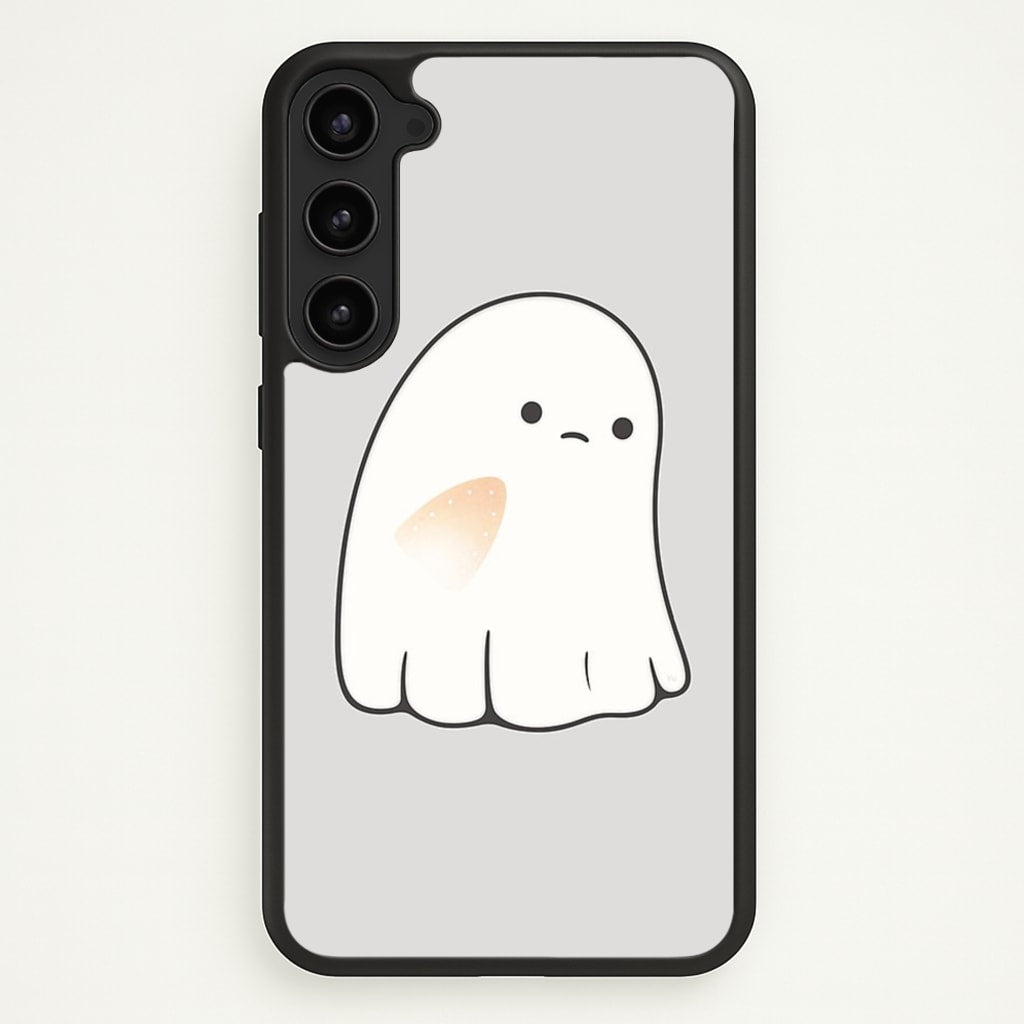 Sad Ghost Halloween - Phone Case for Galaxy S23