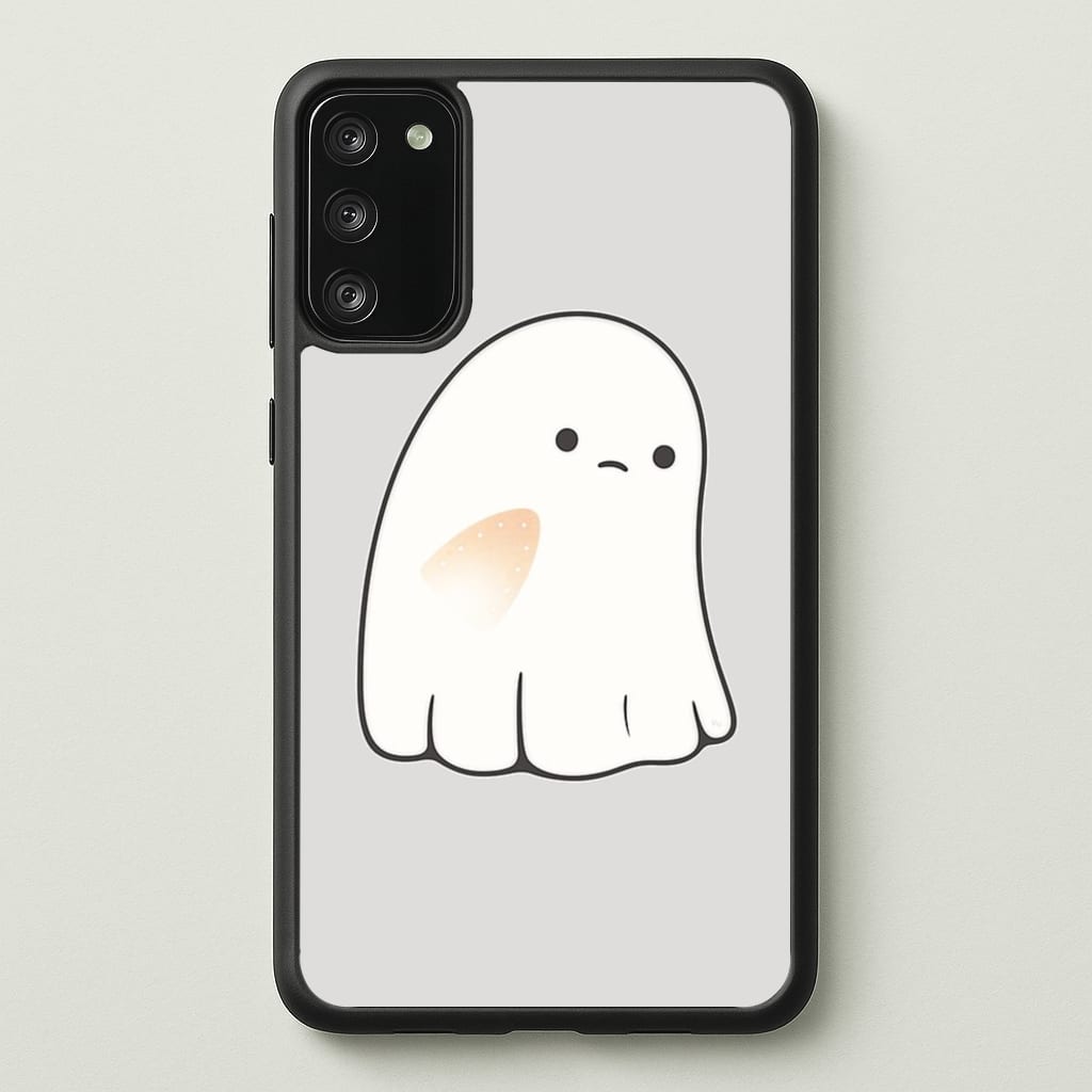Sad Ghost Halloween - Phone Case for Galaxy S20FE