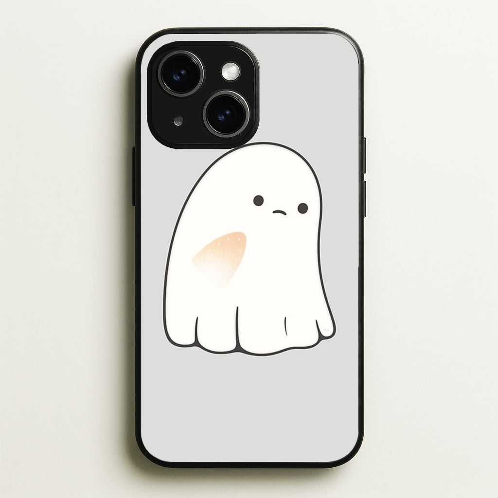 Sad Ghost Halloween - Phone Case for iPhone 15 Plus